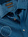 Marzeno Navy Solid Full Sleeve Single Cuff Tailored Fit Semi Formal Dark Two Ply Mercerized Cotton Shirt