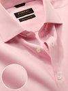 Barboni Pink Striped Full Sleeve Single Cuff Classic Fit Classic Formal Silk Touch Egyptian Giza Cotton Shirt
