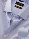 Barboni Blue Check Full Sleeve Single Cuff Classic Fit Classic Formal Egyptian Giza Silk Touch Cotton Shirt