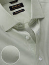 Barboni Olive Check Full Sleeve Single Cuff Classic Fit Classic Formal Egyptian Giza Silk Touch Cotton Shirt