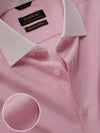 Barboni Pink Striped Full Sleeve Single Cuff Tailored Fit Classic Formal Silk Touch Egyptian Giza Cotton Shirt