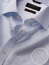 Bassano Sky Printed Full Sleeve Single Cuff Classic Fit Classic Formal Cotton Shirt