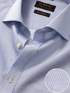 Bassano Sky Printed Full Sleeve Single Cuff Classic Fit Classic Formal Cotton Shirt