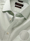 Bassano Mint Printed Full Sleeve Single Cuff Classic Fit Classic Formal Cotton Shirt