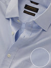 Bertolucci Sky Solid Full Sleeve Double Cuff Classic Fit Classic Formal Two Ply Mercerized Cotton Shirt