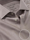 Carletti Light Grey Solid Full Sleeve Single Cuff Classic Fit Classic Formal Italian 100’s Cotton Shirt