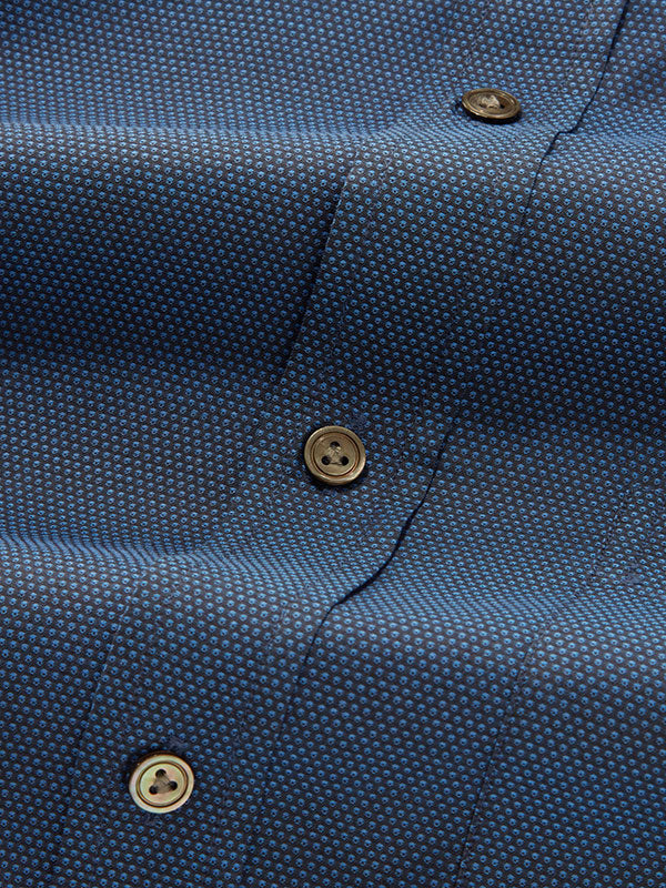 Carletti Purple Solid Full Sleeve Single Cuff Classic Fit  Semi Formal Dark  Italian 100's Cotton Shirt