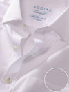 Carletti White Solid Full Sleeve Single Cuff Classic Fit Classic Formal Italian 100’s Cotton Shirt