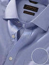 Casamora Sky Solid Full Sleeve Double Cuff Classic Fit Classic Formal Two Ply Mercerized Cotton Shirt