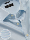 Cascia Sky Check Full Sleeve Single Cuff Classic Fit Classic Formal Cotton Shirt