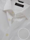 Cascia White Solid Full Sleeve Single Cuff Classic Fit Classic Formal Cotton Shirt