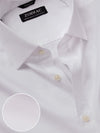 Cascia White Solid Half Sleeve Classic Fit Classic Formal Cotton Shirt