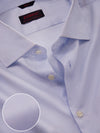 Cascia Sky Solid Full Sleeve Single Cuff Slim Fit Classic Formal Cotton Shirt