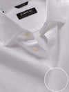 Cascia White Solid Full Sleeve Single Cuff Tailored Fit Classic Formal Cotton Shirt