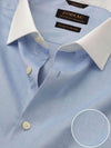 Bankers Sky Solid Full sleeve single cuff Classic Fit Classic Formal Cotton Shirt