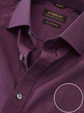 Chianti Maroon Solid Full Sleeve Single Cuff Classic Fit Dark Semi Formal Cotton Shirt