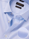 Cione Sky Solid Full Sleeve Double Cuff Classic Fit Classic Formal Two Ply Mercerized Cotton Shirt