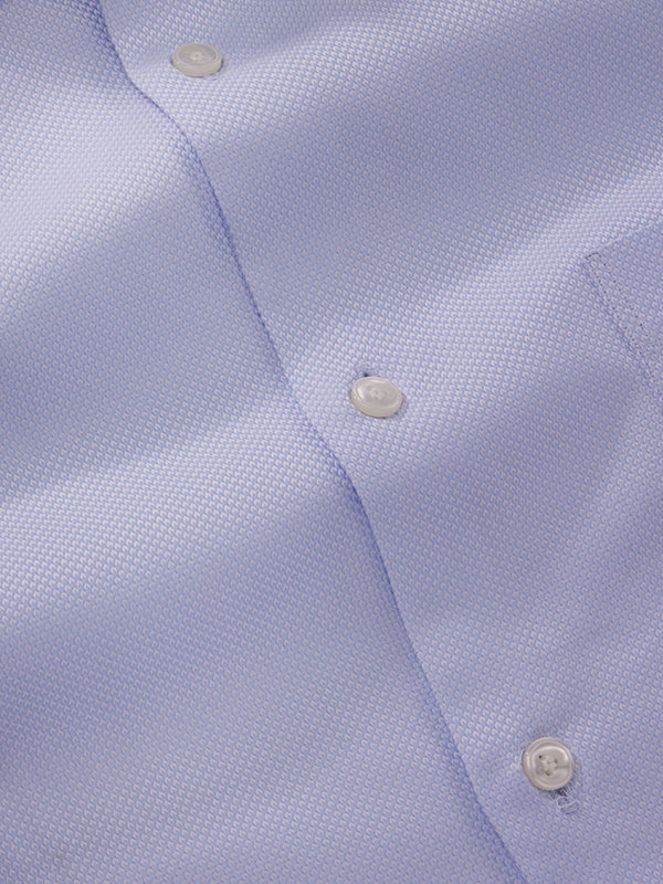 Cione Sky Solid Full Sleeve Single Cuff Slim Fit Classic Formal Two Ply Mercerized Cotton Shirt