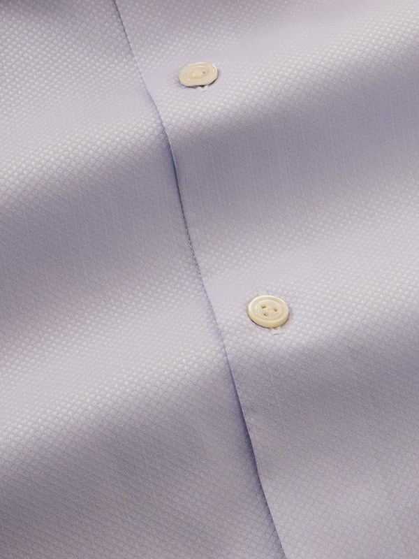 Cione Sky Solid Full Sleeve Single Cuff Tailored Fit Classic Formal Two Ply Mercerized Cotton Without Pocket Shirt