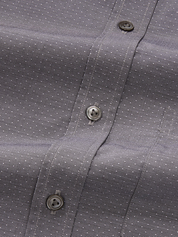 Cricoli Black Solid Full Sleeve Single Cuff Classic Fit Classic Formal Super Fine Cotton Shirt