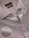 Cricoli Dark Grey Striped Full Sleeve Single Cuff Classic Fit Classic Formal Super Fine Cotton Shirt