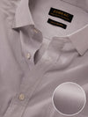 Cricoli Light Grey Striped Full Sleeve Single Cuff Classic Fit Classic Formal Super Fine Cotton Shirt