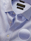 Positano Sky Solid Half Sleeve Classic Fit Semi Formal European Flax Linen Shirt
