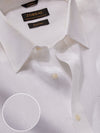 Positano White Solid Half Sleeve Classic Fit Semi Formal European Flax Linen Shirt