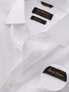 Positano White Solid Half Sleeve Classic Fit Semi Formal European Flax Linen Shirt