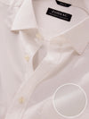 White Solid Full Sleeve Double Cuff Classic Fit Classic Formal Luxury Cotton Shirt
