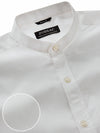 White Solid Full Sleeve Single Cuff Classic Fit Classic Formal Luxury Cotton Shirt