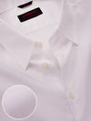 White Solid Full Sleeve Single Cuff Slim Fit Classic Formal Luxury Cotton Shirt
