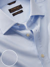 Marchetti Sky Striped Full Sleeve Single Cuff Classic Fit Classic Formal Cotton Shirt