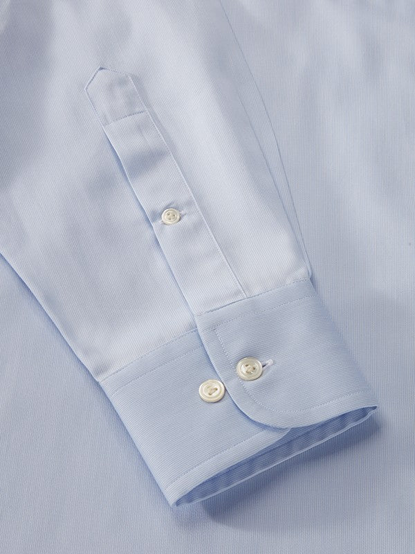 Marchetti Sky Striped Full Sleeve Single Cuff Classic Fit Classic Formal Cotton Shirt