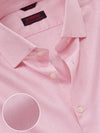 Marchetti Pink Solid Full Sleeve Single Cuff Slim Fit Classic Formal Cotton Shirt