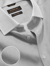 Marchetti Black & White Striped Full Sleeve Double Cuff Tailored Fit Classic Formal Cotton Shirt