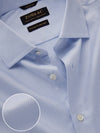 Matera Sky Solid Full Sleeve Single Cuff Tailored Fit Classic Formal Two Ply Mercerized Cotton Shirt