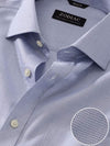 Mazzaro Blue Check Full Sleeve Classic Fit Semi Formal Super Fine Cotton Shirt
