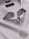 Mazzaro Light Grey Check Full Sleeve Single Cuff Tailored Fit Semi Formal Super Fine Cotton Shirt