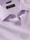 Mazzaro Lilac Check Full Sleeve Single Cuff Tailored Fit Semi Formal Super Fine Cotton Shirt