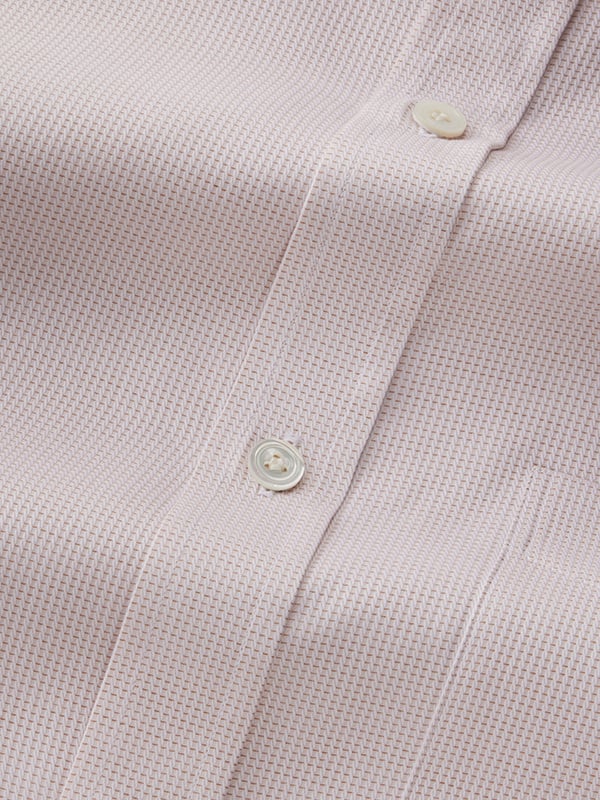 Montefalco Beige Solid Full Sleeve Single Cuff Classic Fit Classic Formal Egyptian Giza Silk Touch Cotton Shirt