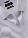 Montefalco Light Grey Solid Full Sleeve Single Cuff Classic Fit Classic Formal Egyptian Giza Silk Touch Cotton Shirt