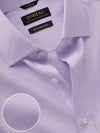 Montefalco Lilac Solid Full Sleeve Single Cuff Classic Fit Classic Formal Egyptian Giza Silk Touch Cotton Shirt