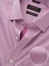 Montefalco Red Solid Full Sleeve Single Cuff Classic Fit Classic Formal Silk Touch Egyptian Giza Cotton Shirt
