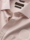 Monteverdi Cream Solid Full Sleeve Single Cuff Classic Fit Classic Formal Two Ply Mercerized Cotton Shirt