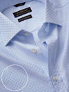 Monteverdi Sky Solid Full Sleeve Single Cuff Classic Fit Classic Formal Two Ply Mercerized Cotton Shirt