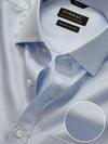 Monteverdi Sky Solid Full Sleeve Double Cuff Classic Fit Classic Formal Two Ply Mercerized Cotton Shirt