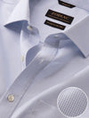 Novella Sky Check Full Sleeve Single Cuff Classic Fit Classic Formal Two Ply Mercerized Cotton Shirt