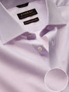 Ponte Lilac Solid Full Sleeve Single Cuff Tailored Fit Classic Formal Two Ply Mercerized Cotton Shirt