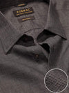 Praiano Black Check Full Sleeve Single Cuff Tailored Fit Semi Formal French Flax Linen Shirt